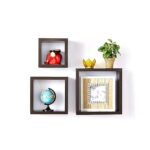 square shaped wall shelf 0