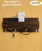 key chain rack in Rustic Wood style Famous amazon Daraz Design