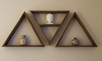 Triangle wall decor Design j
