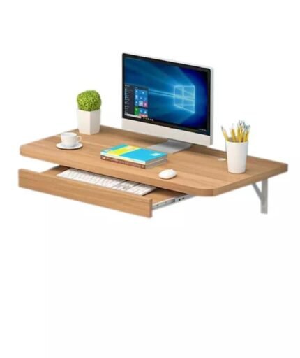 brown laptop table