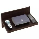 Quran Pak wall Mounted Stand & TV Box Router Shelf Lasani wood Finish Shelf Stand for Set top Box with Heavy Bracket ( 9 x 14 Inches) WiFi Stand / Cordless Phone Stand / Wall Mount / wooden Wall Shelf Floating Media Shelf Wall Mount TV DVD