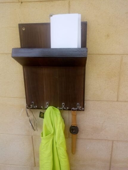 keychain rack in wood