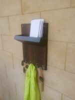 keychain rack in wood