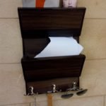 keychain rack in wood