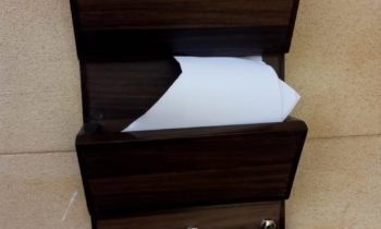 keychain rack in wood