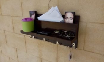 keychain rack in wood