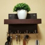 keychain rack in wood