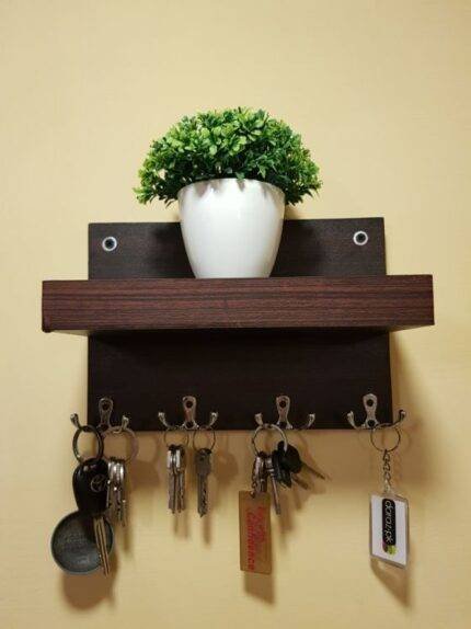keychain rack in wood