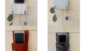 Mobile Phone Charging Rack Plus Key Rack