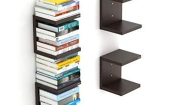 4 Wall Mount Book Shelf Rack