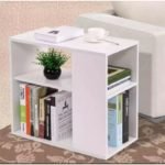Side Table For living room white