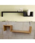 Wall Decor shelf original wood plus polish Brown