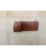 Stylish wall mounted key rack Wood - Image 7