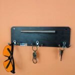 Small Cloth Hanger & Key Rack stand Black