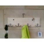 Key & Cloth Hanger Original Wood 12 inch