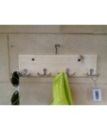 Key & Cloth Hanger Original Wood 12 inch