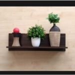 wall mounted wooden Storage rack
