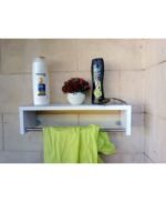 Bathroom Towel Rack Black & white color - Image 4
