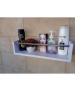 Bathroom & kitchen Organizer Rack White & Black - Image 6