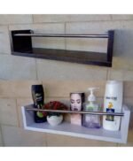 Bathroom & kitchen Organizer Rack White & Black