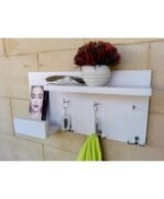 Cloth hanger and keychain hanger white - Image 2