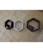 Three Pc Home Decor Hexagon Honeycomb - Image 3