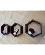 Three Pc Home Decor Hexagon Honeycomb - Image 5