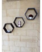Three Pc Home Decor Hexagon Honeycomb - Image 7