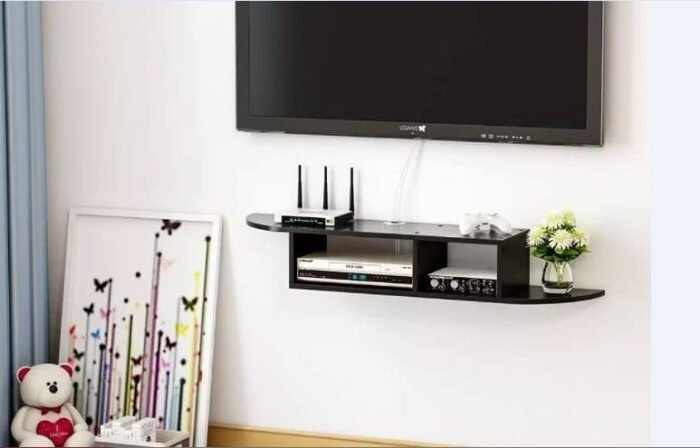 Stylish Tv entertainment unit curve shape - Image 6