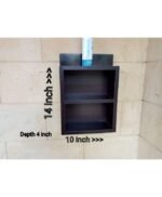Open Cabinet for Bathroom & Room Black - Image 2