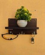 Wall Mounted Key Rack Hanging Stand Key Holder Keychain Rack Decor
