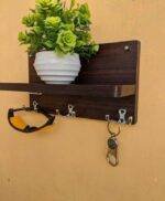 Wall Mounted Key Rack Hanging Stand Key Holder Keychain Rack Decor - Image 2