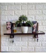 Wall Mounted Key Rack Hanging Stand Key Holder wall shelf - Image 2