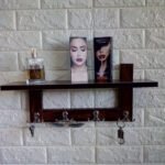 Wall Mounted Key Rack Hanging Stand Key Holder wall hanging shelf