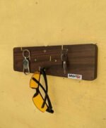 Key ring holder easy to hang on Cement walls Room Decor Product Brown