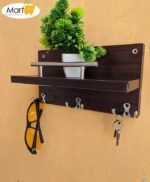 Wall Mounted Hanging Stand Key Rack  Key Holder wall hanging shelf - Image 3