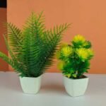 pack of Two Decoration Plant with pot Plant purple color Best for home Decoration