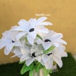 1 Bunch of Artificial White Sun Flower Home Office Party Decoration