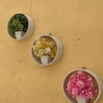 Artificial Flower pots Pack of 3 Round ring Shape