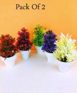 Pack of 2 Stylish Home Decor Artificial Plant Set same as picture