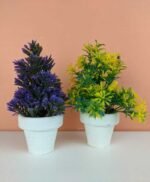 Pack of 2 Stylish Home Decor Artificial Plant Set same as picture - Image 2