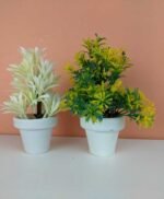 Pack of 2 Stylish Home Decor Artificial Plant Set same as picture - Image 8