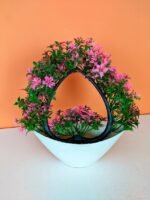 Green and pink Home Decor Artificial plants and Flower