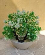 Green white mix Home Decor Artificial plants and Flower - Image 2