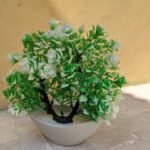 Green white mix Home Decor Artificial plants and Flower