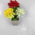 1 pc 3 flowers Artificial decoration wall Hanging plant
