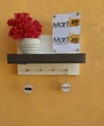 Amazon & Daraz Famous wall Mounted Key holder Texture black & white