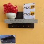 Amazon & Daraz Famous wall Mounted Key holder Design ash gray and black