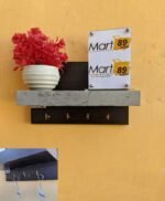 Amazon & Daraz Famous wall Mounted Key holder Design ash gray and black