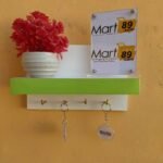 Famous wall Mounted Key holder green &  white